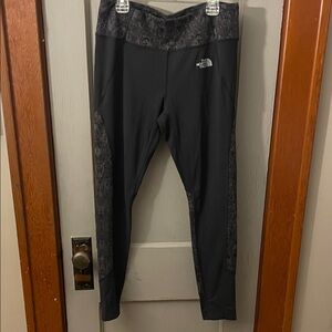 The North Face Black and Dark Gray Active Leggings